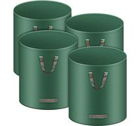 4 grands sacs de jardinage robustes, 272 l, autoportants, pliables, en polypropylène
