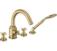 4-hole bathtub mixer with shower set