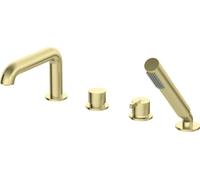 4-hole bathtub mixer with shower set