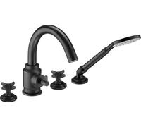 4-hole bathtub mixer with shower set