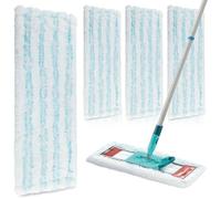 4 housses de serpillère pour serpillère Leifheit Profi XL Micro Duo/Profi XL Cotton Plus, housse de rechange pour serpillière