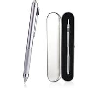 4 In 1 Multifunctional Refillable Retractable Ballpoint Pen + 0.5mm Mechanical Pencil, Fine Point, Black/Red/Blue Ink, Multi-Color Pen With Metal Gift Box