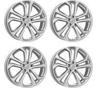 4 jantes Dezent TA silver 7,0Jx18 5x114,3 pour Renault Austral, Fluence, Grand Scenic, Kadjar, Kangoo, Mégane, Scenic et Talisman
