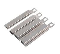 4 Jeux de Tubes Croisés Réglables en Acier Inoxydable de Remplacement pour Charbroil 463673517, Flexibles, Durables, Faciles à Installer, Pièces de Barbecue à Gaz