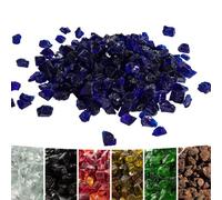 4 Kg Verres De Feu Pour Braséro À Gaz D'extérieur Jardin Verre Trempé Bleu Teamson Home Pt-Fg0002 Bleu