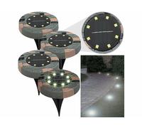 4 lampes de sol solaires à LED - Lunartec