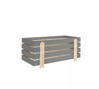 Marks & Spencer Sommiers MES STAACKY Pack 4 sommiers empilables Gris 90x200 cm motif flèche