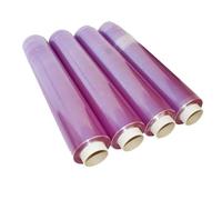 4 Lot Bobine de Film étirable Alimentaire Écoresponsable 30 cm X 300 mètres. Conditionnement aliments, Protection fraicheur, cuisson micro-ondes et congélateur. Resistance, Biodégradable,