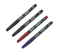 4 marqueurs permanents (noir, bleu et rouge) Tracer