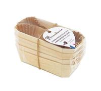 Moules à cake Mirontaine Set de 4 mini-moules à cake et 8 caissettes sulfurisées de cuisson Beige G
