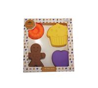 4 mini moules forme gâteau, happy cake