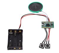 4 Minutes D'enregistrement pour Jouer au Module Vocal Bricolage Joué 1 Fois pour Les Cartes Audio Bricolage, Les Coffrets Cadeaux de Noël, Le Contrôle des Boutons du Module Sonore.