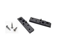4 mm Espaceurs Entretoises - Fixation de terrasse invisible V2 A Vis inclus - Aluminium et bois UK - écarteurs pour terrasses (Support 100 avec 400 Vis en aluminium UK) (1 VPE)
