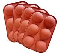 4 Moule Silicone Demi-Sphère