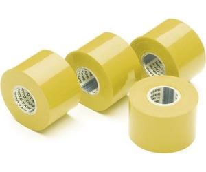 4 Nitto - Ruban Adhesif Isolant - Jaune - 50 Mm X 20 M