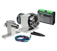 4. Outil de tournage CNC à 4 axes, haute précision, possibilités de serrage polyvalentes, mandrin à 3 mors K11-65 mm et mandrin à entraînement