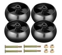 4 Pack 734-04155 Kit de roue et boulons pour pont de tondeuse remplace pour MTD RZT42 Cub Cadet XT1-LT46, troy bilt 938-3056,734-04579,Toro 112-0677,Craftman LT1040,LT1045 Tracteurs
