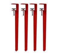 4 Pack Jambes De Table Lourdes Pas De Pince De Forage Sur La Conception Pour 0,8-2 Dans Les Bureaux Épais Rouilleurs Résistants Aux Jambes De Bureau En Acier Prise En Charge Stable Réglable Pour La Co