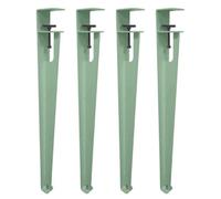 4 Pack Jambes De Table Lourdes Pas De Pince De Forage Sur La Conception Pour 0,8-2 Dans Les Bureaux Épais Rouilleurs Résistants Aux Jambes De Bureau En Acier Prise En Charge Stable Réglable Pour La Co