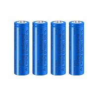 4 Pack Ni-MH Piles Rechargeables, NiMH 3200 mAh Haut Boutonné Batterie Rechargeables pour Lampe Frontale LED,Télécommande,Mini Ventilateurs,Phare,Taille:18mm*67mm/0.7inch*2.63inch(Largeur*Hauteur)