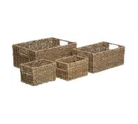5five Paniers de rangement Seagrass Vannerie - lot de 4 32 cm Naturel