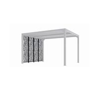 Habrita Panneau latéral pour pergola - Gris anthracite