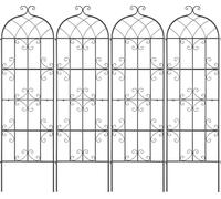 4 paquets de treillis métalliques pour plantes grimpantes 71 x 20 pouces, résistants à la rouille
