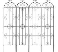 4 paquets de treillis métalliques pour plantes grimpantes 87 x 20 pouces, résistants à la rouille