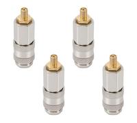 4 Pcs Adaptateur Compresseur Air 1/4 Raccord Rapide, Connecteur Valve | Raccord Rapide Air Comprimé, Gonflage Adaptateur, Pneumatique Raccord Valve Raccords de Tuyau pour Voiture Pneu Velo