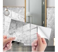 4 PCS Autocollant pour carrelage mural, Stickers Carreaux Muraux, Convient pour la Cuisine, Salle de Bain（30x15cm）