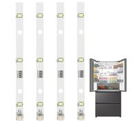 4 PCS Bandes Lumineuse LED pour Réfrigérateur, E349766 MDDZ-162A 1629348 1529227 DC12 V 2 W, Éclairage LED Frigo Compact et Économe, Placard ou Cuisine, Installation Facile et Lumière Uniforme