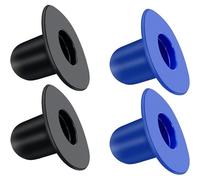 4 Pcs Bleu?Noir Bouchons de Piscine Bouchon Vidange de Piscine Pièces de Rechange en Plastique Bouchon de Trou de Crépine de Pompe de Filtre Bouchon de Piscine Hors Sol