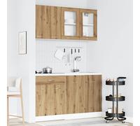4 pcs Ensemble de Meubles de Cuisine Aggloméré Armoire Multi Dimensions vidaXL