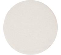 4 Pcs Lot de Coussins de Chaise Ronde Cuisine Salon Jardin avec Housse galette de chaise déhoussable coussin decoratif deco galette pour Siege bistrot chaise exterieur interieur Blanc 35x35 cm