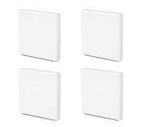 4 Pcs Plaque Murale Cache Prise Murale Cache Interrupteur Mural Cache Prise Electrique Cache Boite Encastrement Cache Trou Mur Obturateur Cache Trou Obturateur De Tuile Cache Tableau