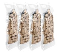 4 Pcs Sac Sous Vide Vetement Aspirateur, (110x70cm) Réutilisables Sac rangement sous vide aspirateur, Costumes, Robes, Manteaux ou Vestes.