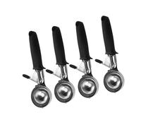 4 pelles à glace en acier inoxydable, Gray