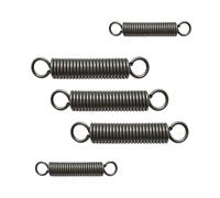 4 pièce Acier 65Mn avec crochet fermé ressorts de traction,3.5 * 26 * 220mm | Convient pour les réparations DIY,les moustiquaires de porte,les trampolines et le matériel agricole