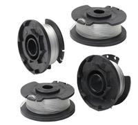4 Pièces Φ1,65 Mm 4,9 M Bobine De Rechange Compatible avec Einhell Akku-Coupe-Herbe GE-CT 18/28 Li und GE-CT 18/28 Li TC, Bobine de Fil de Rechange en Nylon
