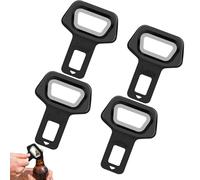 4 Pièces 2 en 1 Boucle de Ceinture de Sécurité Voiture Ouvre-Bouteille et Décapsuleur en Métal Accessoire Universel pour Voiture, Camping, Cuisine et Voyage