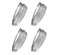 4 pièces 2020x16x0.5mm lame de scie à ruban 79-1/2 "x 0.63" x 0.02 "4 lames de scie TPI lames de scie à ruban alimentaire for la coupe de viande de poisson congelé