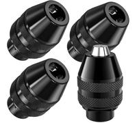 4 Pièces 4486 Mandrin pour Dremel, Mandrin de Perçage Sans Clé pour Changement Rapide 1/32 à 1/8, pour Dremel 4000,3000,400