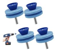 4 Pièces Affûteuse de Lames de Tondeuse à Gazon | Affûteur pour Lame de Tondeuse, Affûteuse de Outils de Jardin pour Les Outils Jardin