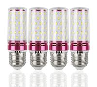 4 Pièces Ampoule LED E27 Blanc Froid 6000K 16W 1600 Lumens Lampe Maïs E27 | Ampoule Maïs 360° Haute Luminosité Sans Scintillement pour Lustre Plafonnier Cuisine Salon Bureau Garage Éclairage Domestique