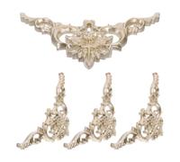 4 Pièces Applique D'angle Style Rococo Vintage Baroque | Résistante à L'humidité, Légère à Manipuler, pour Décorateurs D'intérieur et Rénovation la Cuisine