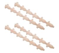 4 Pièces Applique Décorative en Bois Sculpté pour Meubles | Motifs Floraux Délicats, Texture Naturelle, Solide, Usage Polyvalent pour Porte, Miroir, Commode, Intérieur Classique