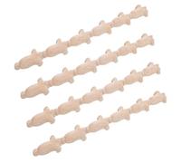 4 Pièces Applique en Bois Sculpté pour Meubles et Garde Robe | Bois , Texture Brute, Installation Facile, Usage Mural, Décoration Moderne, Charme Antique