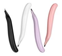 4 Pièces Arrache-agrafes Ergonomique en Plastique | Outil D'extraction D'agrafes Portable, Poignée Ergonomique, Protège les Documents, Usage Maison et Bureau