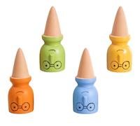 4 Pièces Arroseur Automatique pour Plantes et Fleurs 140ml en | Léger, Simple à Utiliser, Décoration Cartoon, pour Plantes Suspendues et Jardin
