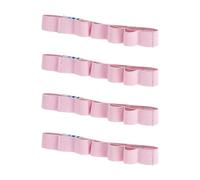 4 Pièces Attaches de Stylo en Nylon Extensibles Marque-Pages à Bande Élastique avec Clip de Stylo Intégré pour Livres Carnet Journal Planificateur Matériel d ' Écriture Planificateur